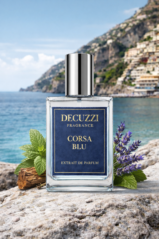 Corsa Blu Parfum - Premium Men's Fragrance | Bergamot & Sea Breeze |