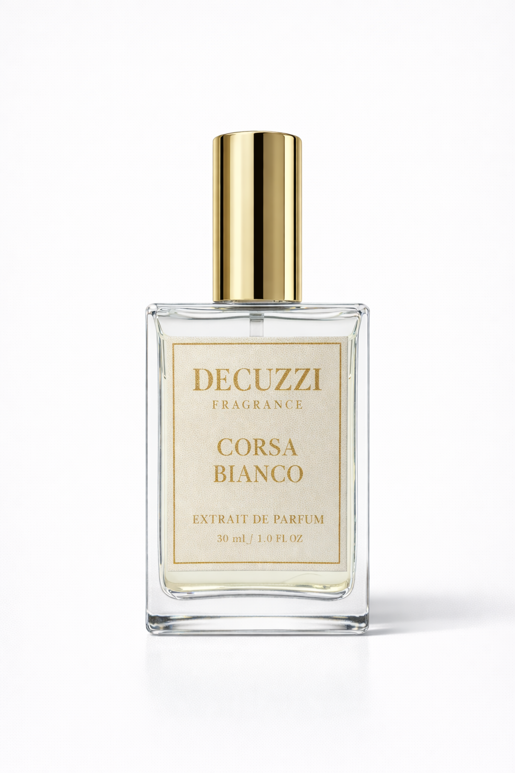 Corsa Bianco Parfum - Fragancia fresca de lujo | Vainilla y té blanco |