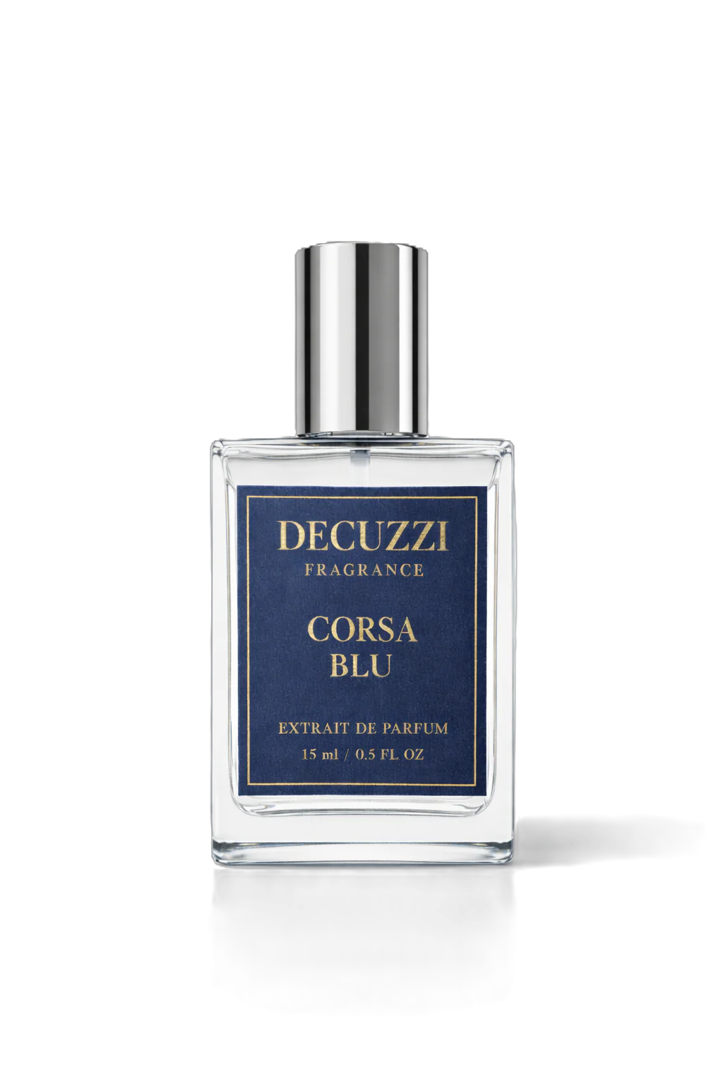 Decuzzi Fragrance Corsa Blu cologne perfume bottle 30 ml