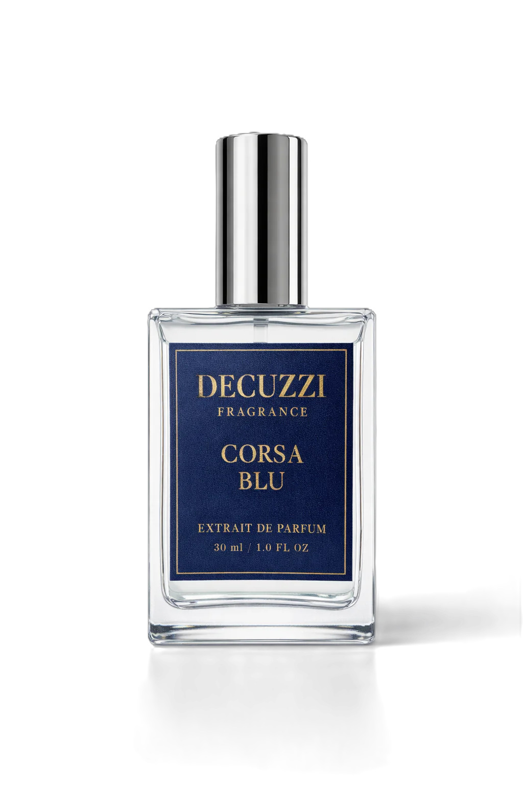 Decuzzi Corsa Blu cologne perfume bottle 30 ml