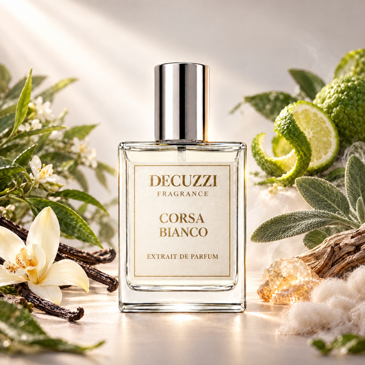 Corsa Bianco Parfum - Fresh Luxury Fragrance | Vanilla & White Tea |