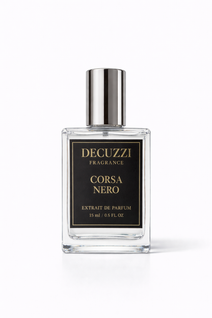 Corsa Nero Parfum - Luxury Evening Fragrance | Grapefruit, Cinnamon & Leather |