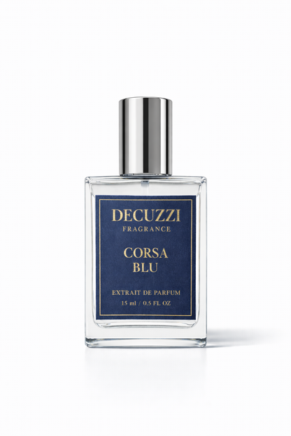 Corsa Blu Parfum - Premium Men's Fragrance | Bergamot & Sea Breeze |