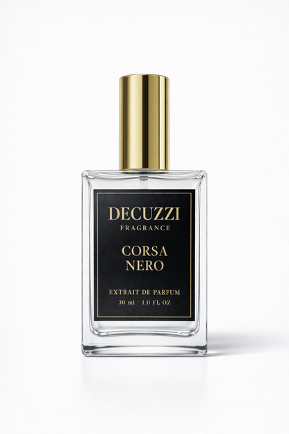 Corsa Nero Parfum - Luxury Evening Fragrance | Grapefruit, Cinnamon & Leather |