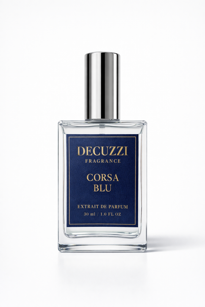 Corsa Blu Parfum - Premium Men's Fragrance | Bergamot & Sea Breeze |